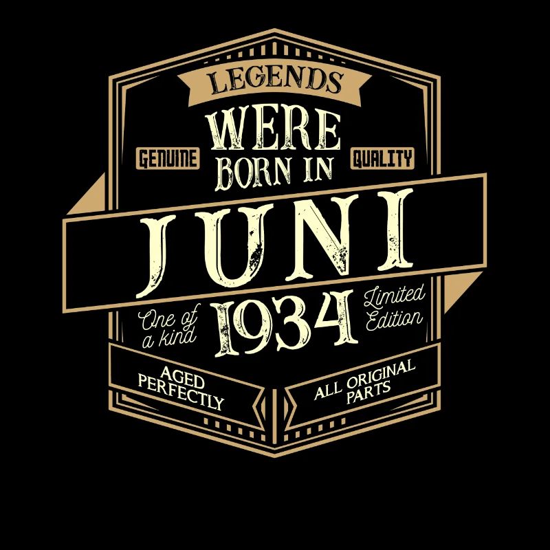 Juni 1934 Geburtstag Mann