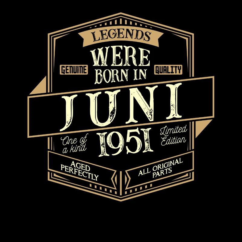 Juni 1951 Geburtstag Mann