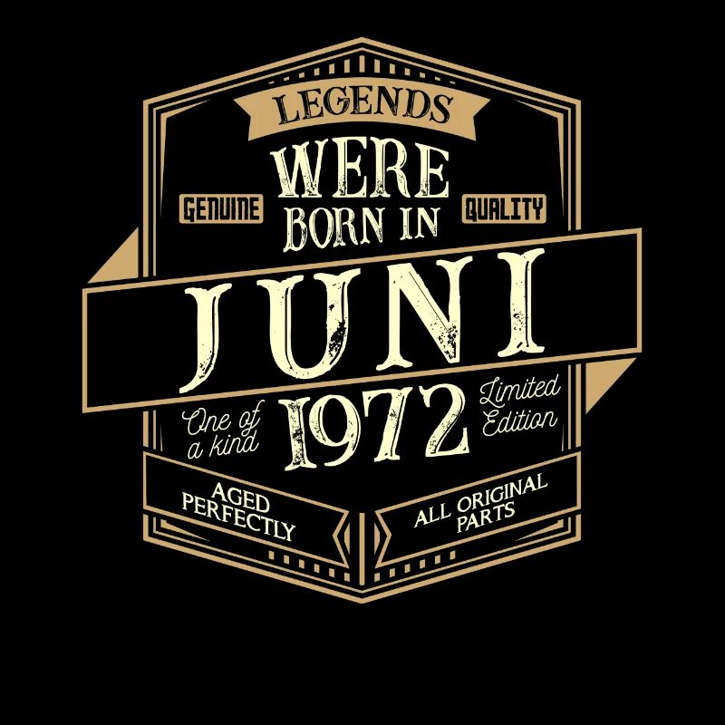 Juni 1972 Geburtstag Mann