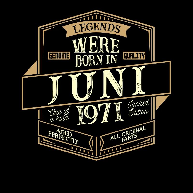 Juni 1971 Geburtstag Mann