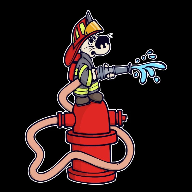 Fire hose fire brigade fire protection rescuer