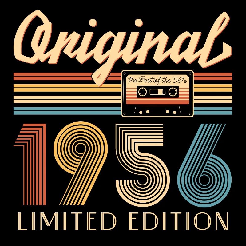 Originales 70-jähriges Jubiläumsgeschenk 1956