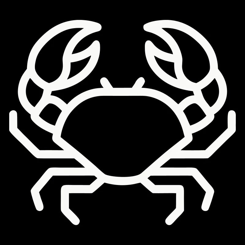 Crabe Minimaliste en Ligne