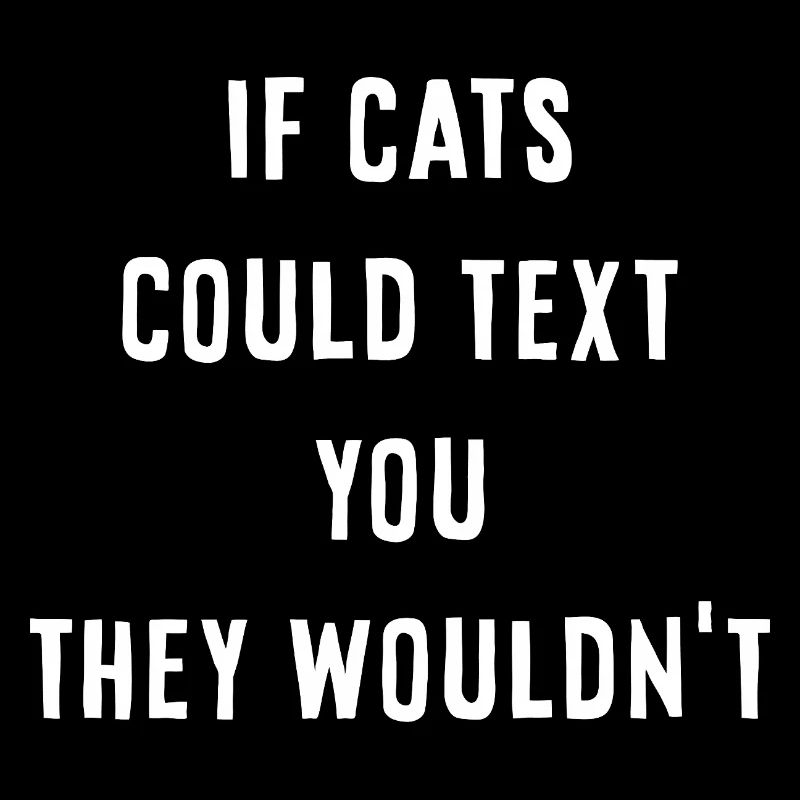 Hvis katte kunne sms'e dig