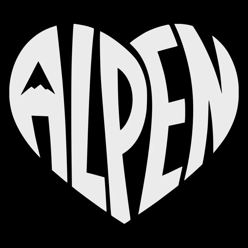 Alpine Heart Design - Couleur de design variable