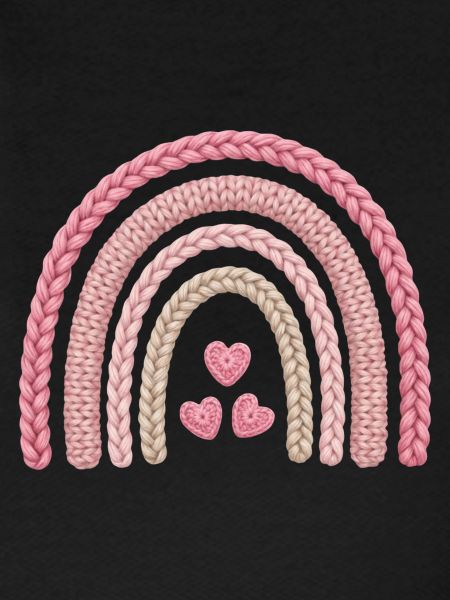 Rainbow Pink Knitting Pattern