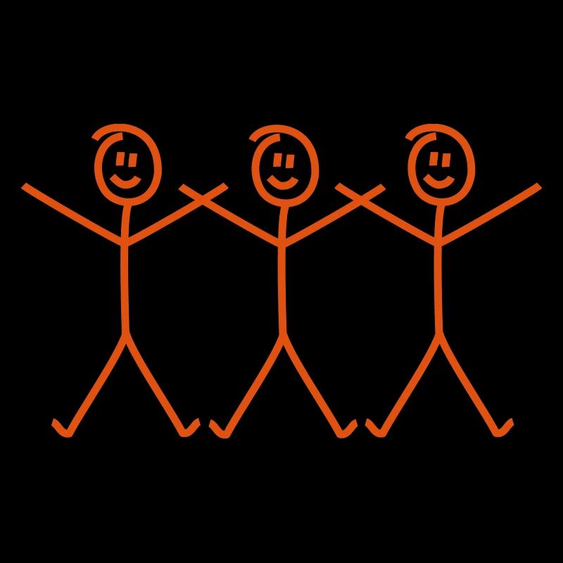 Stick man dance dancing