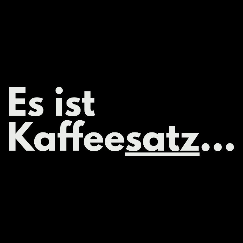 C’est une faute de conception de marc de café