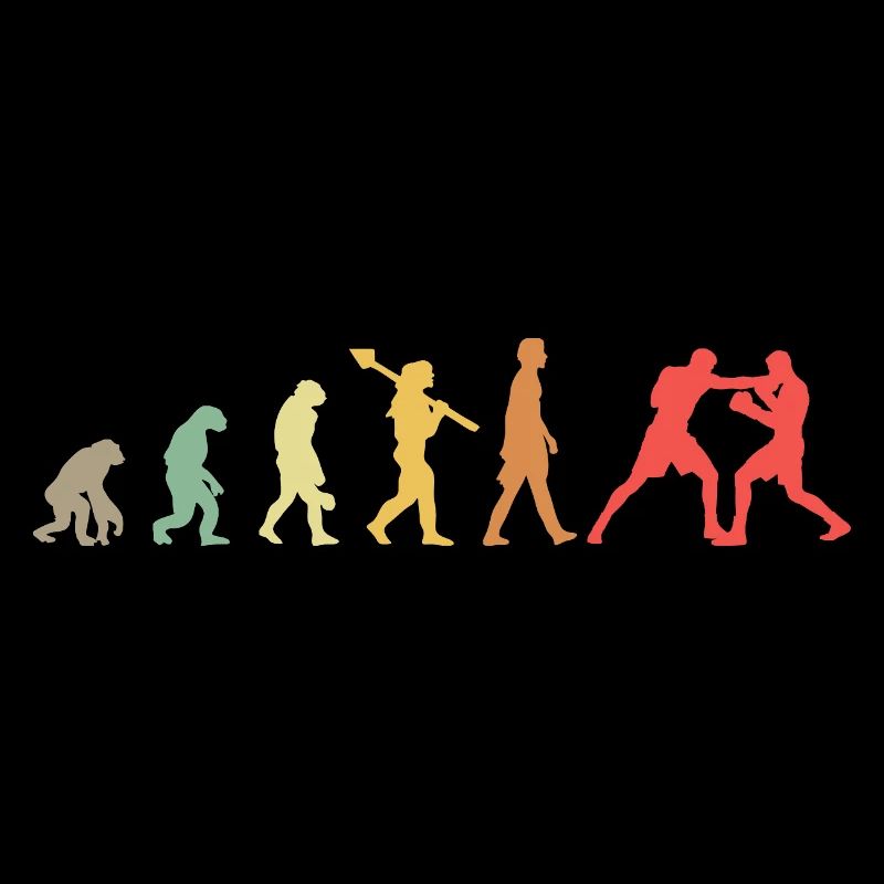 Boxing Evolution Boxen Entwicklung Retro