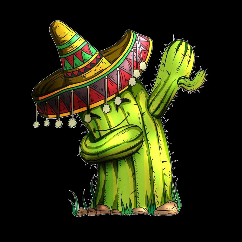 Vacances Mexique Cinco de Mayo Cactus Costume Dab