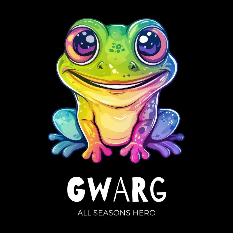 Funny outfit for know-it-alls, frog, toad