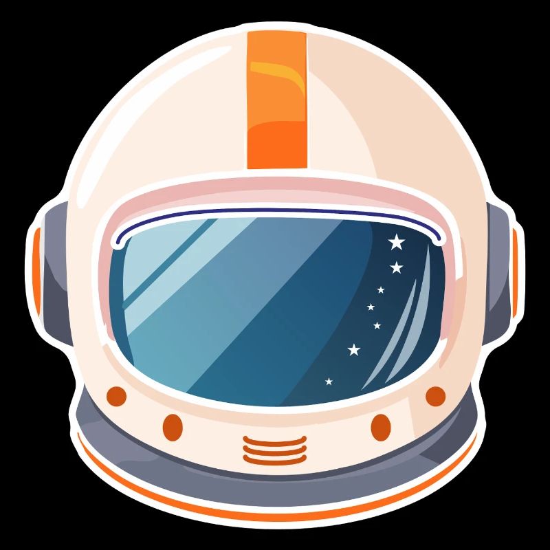 Casque spatial rétro
