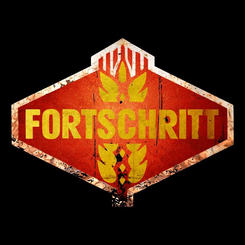 DDR FORTSCHRITT Ostalgie Vintage Logo