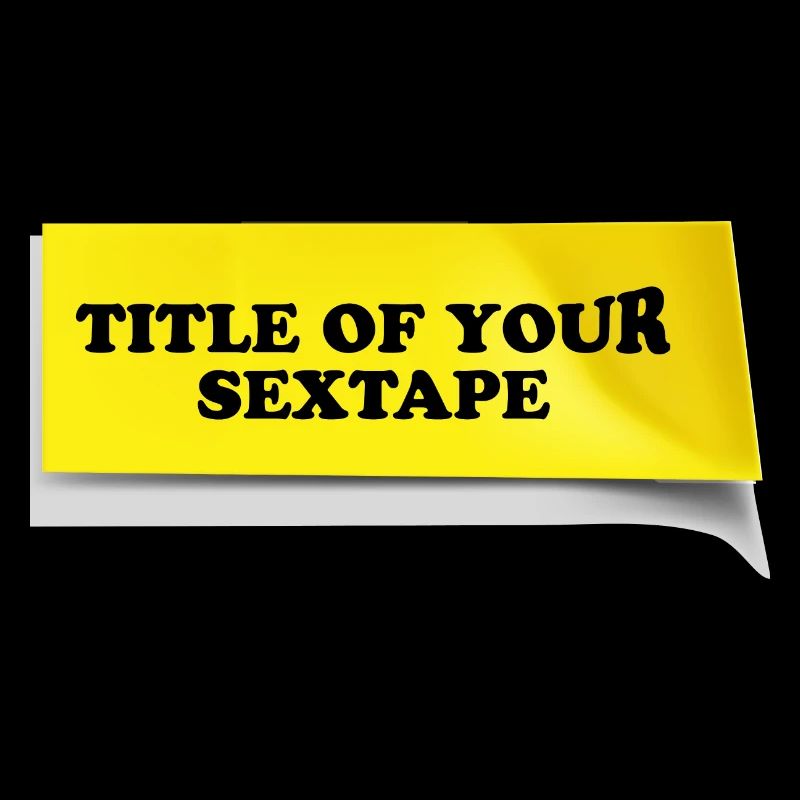 Titre de votre design post-it de sextape