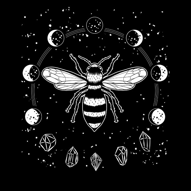 Bee, Crystal Moon Phases, Bees