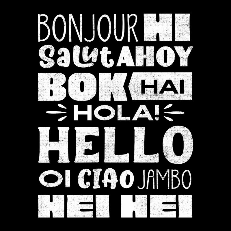 Word Hello Different Languages, Language Teacher