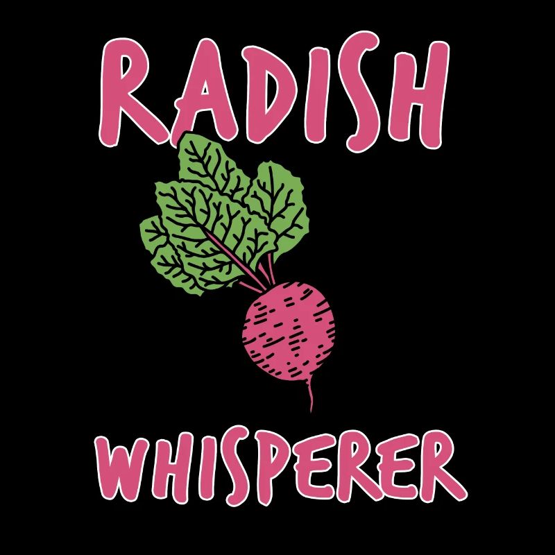 Radieschen Flüsterer Geschenk