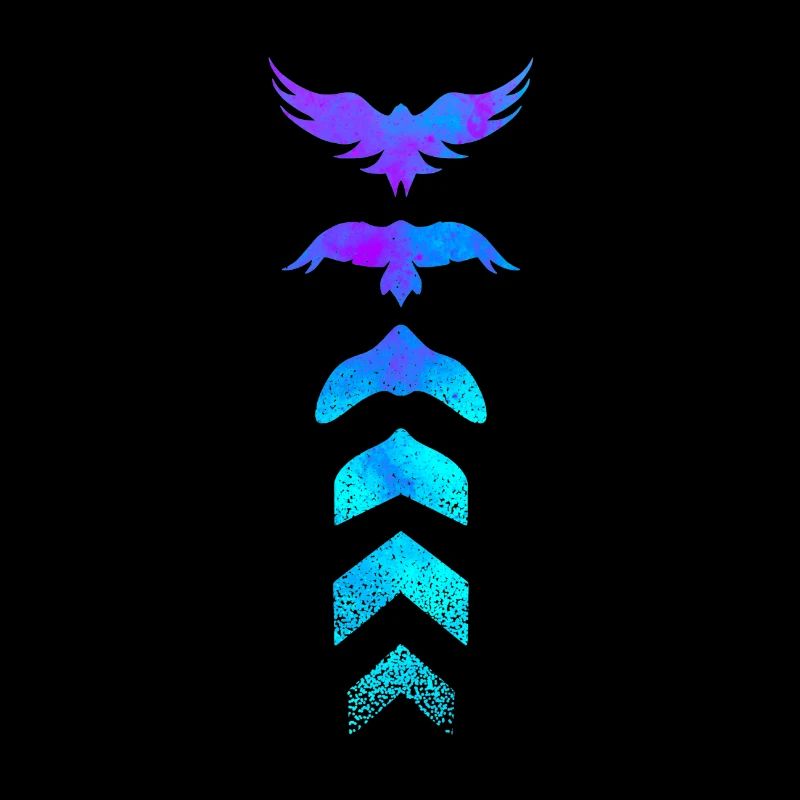 Evolution Silhouette Vogel