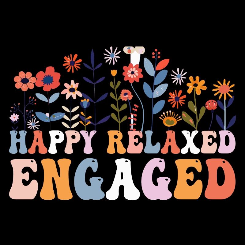 Happy Relaxed Engaged ABA Behavior Analyst