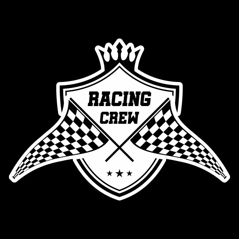 drapeau de course symbole drapeau équipe