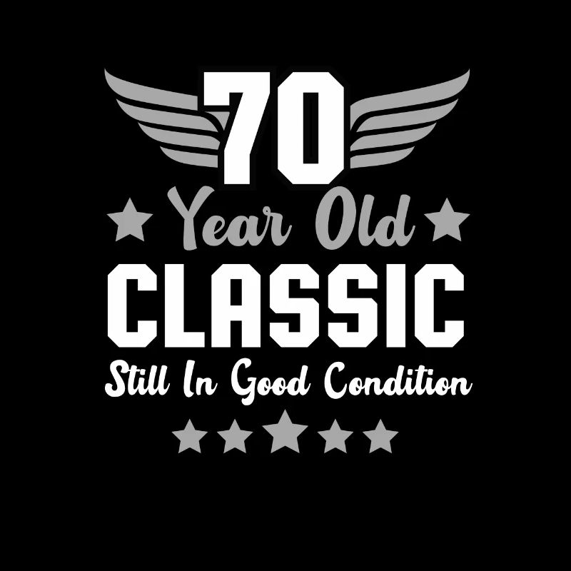 70. Geburtstag Runder Geburtstag Klassiker Männer