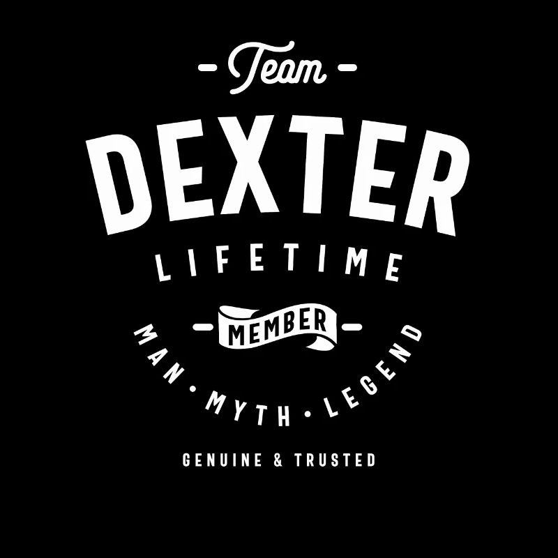 Team Dexter Lifetime Member Personalized Name