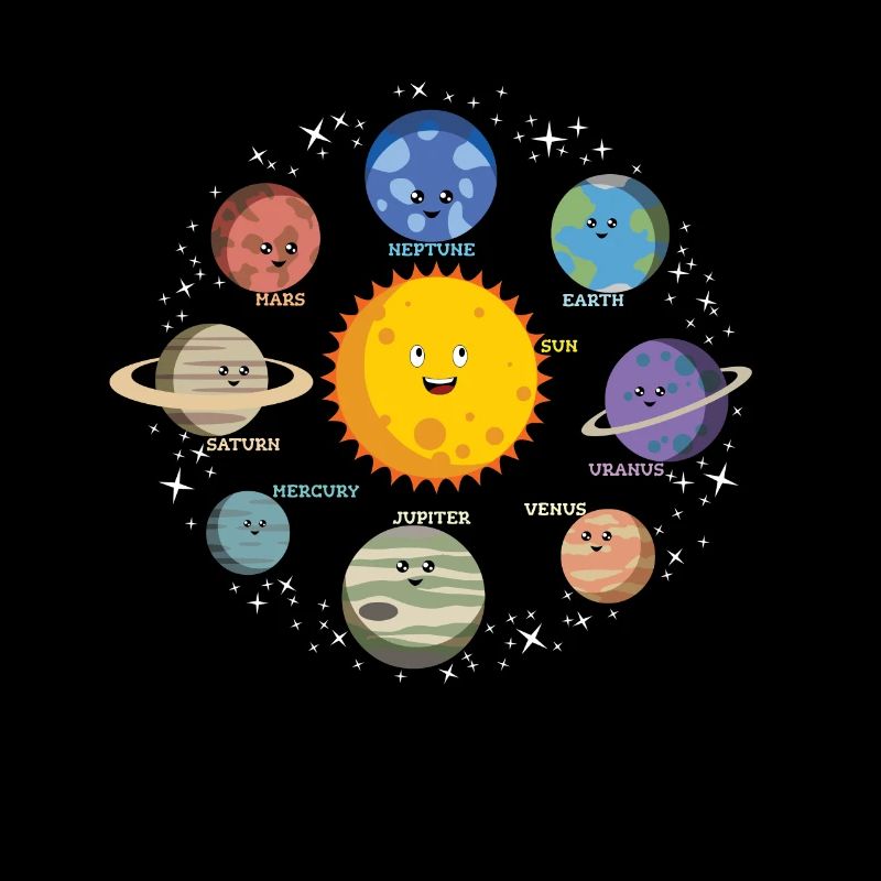 Sonnensystem Planeten - Galaxy Spaceman Geschenk