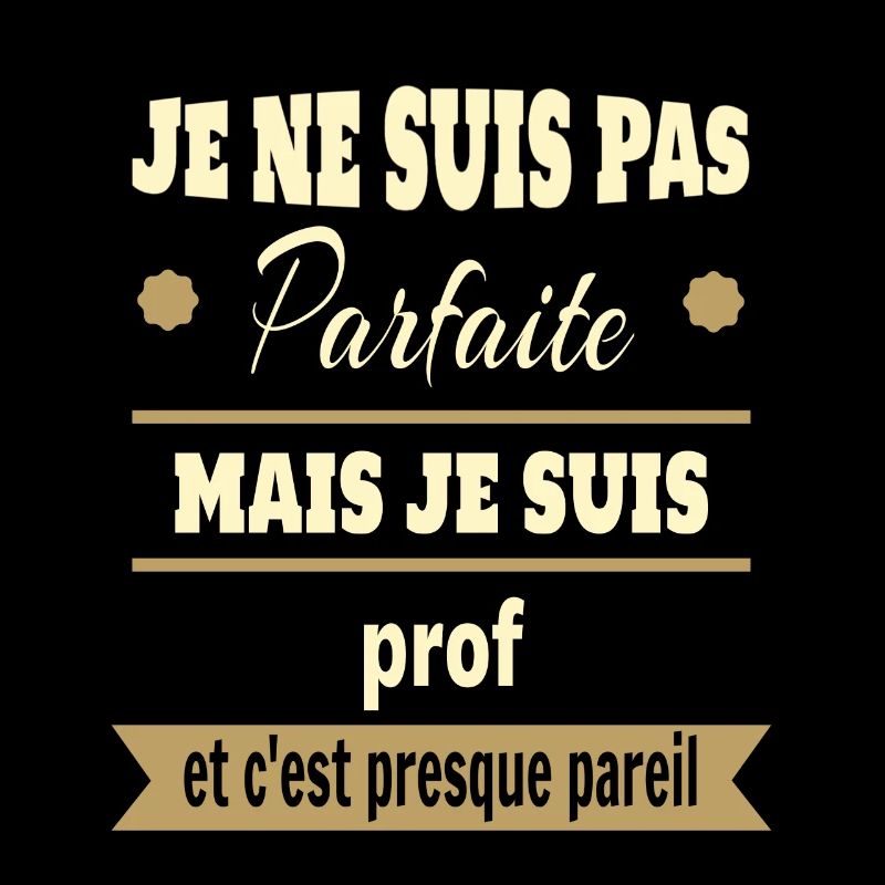 Pas parfaite mais prof professeure humour