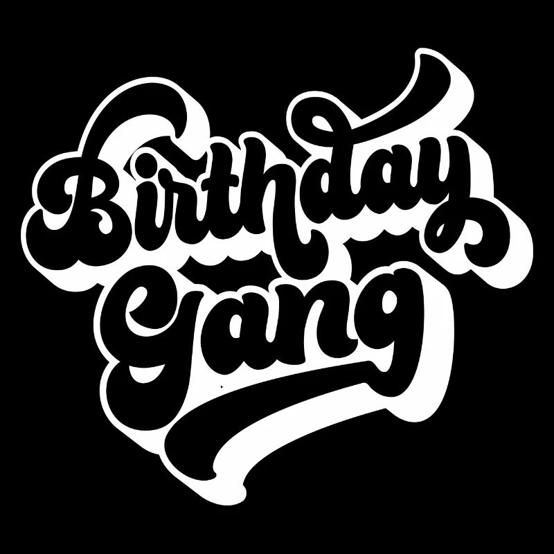 Geburtstag Gang Matching Gruppe Geburtstagsfeier Geschenk
