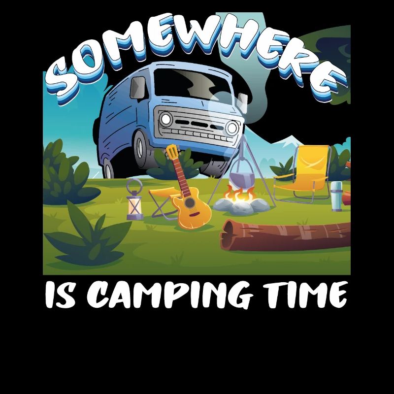 Somewhere is camping time