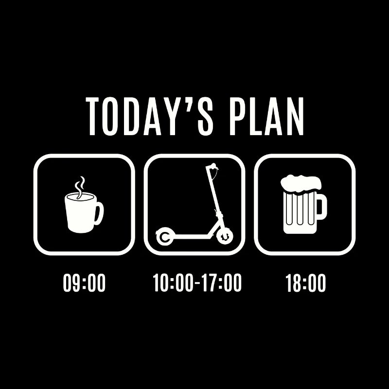 Plan For Today E-Scooter I E-Scooter City Scooter