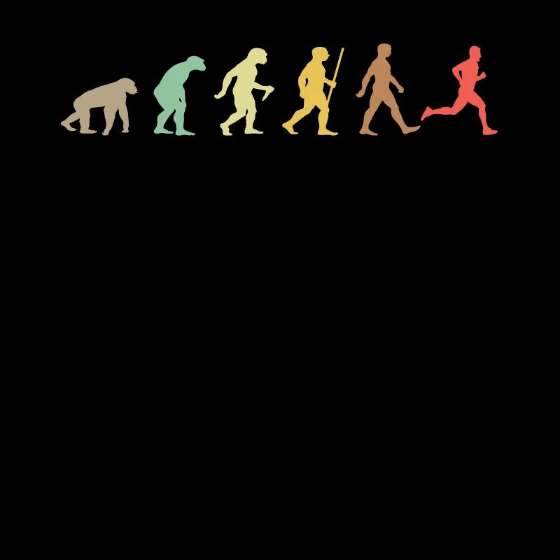Run Retro Running Evolution Funny Runner Marathon