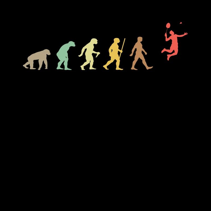 Badminton Retro shuttlecock Evolution