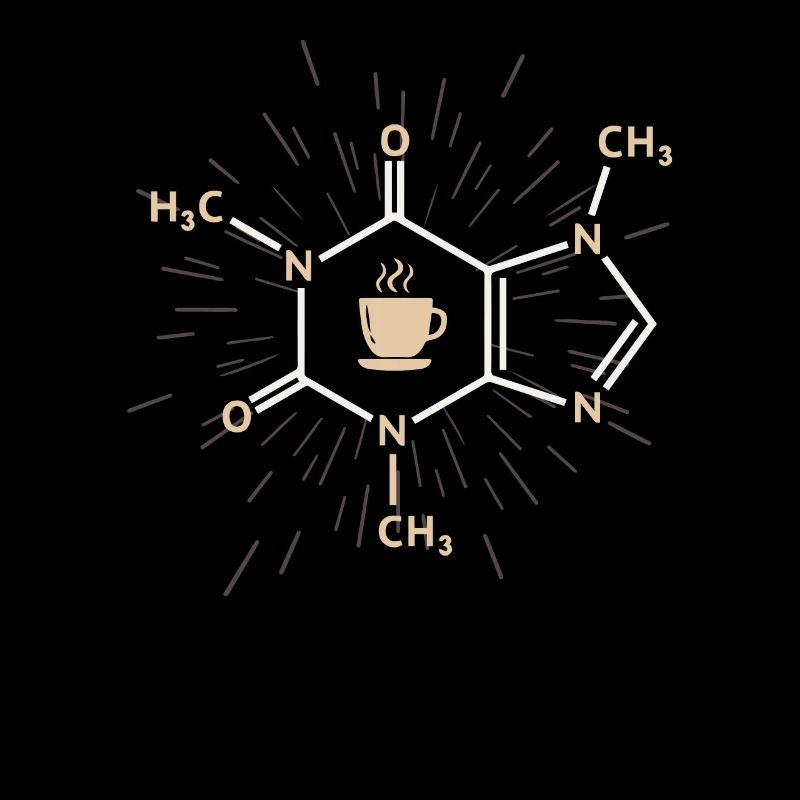 Café chimique formule de formule structurelle café