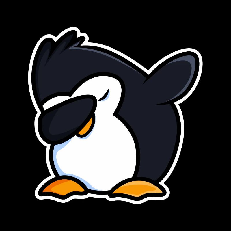 Dab Dabbing Cooler Pinguin