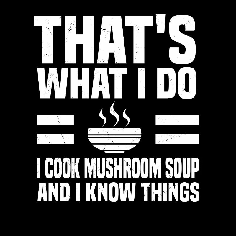 Cuisson de la soupe aux champignons