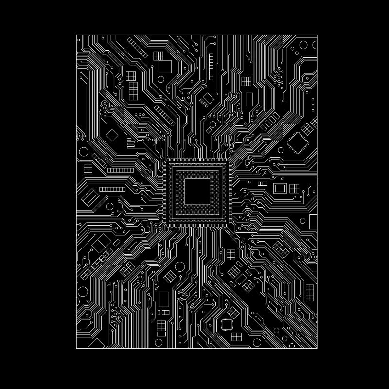 Circuit from the computer - board