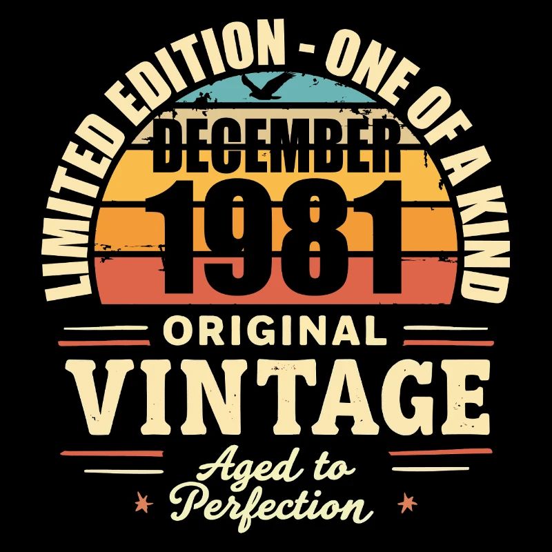 fête d anniversaire décembre 1981 - december 1981
