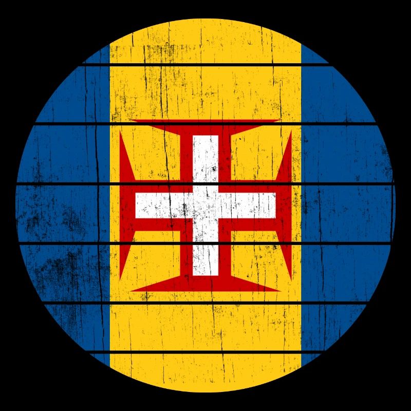 Drapeau rétro de Madère