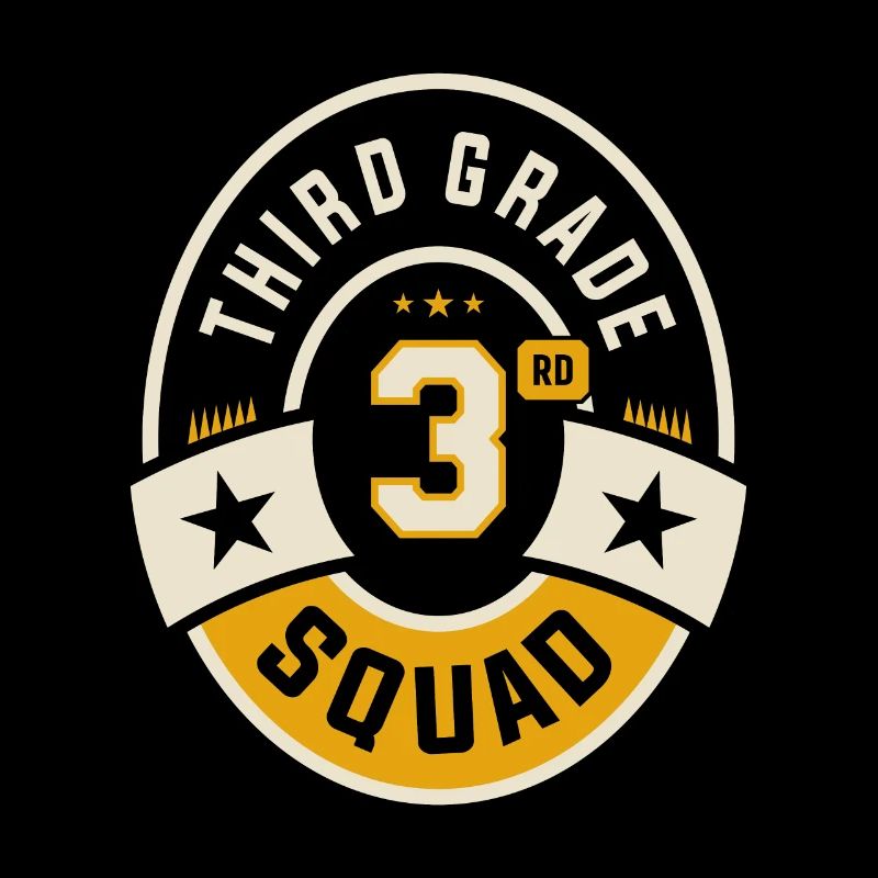 Third 3rd Grade Squad Team Back To School