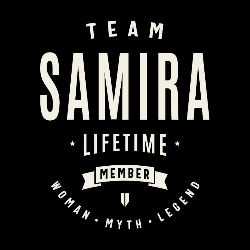 Team Samira Lebenslanges Mitglied Lustiger Name Samira
