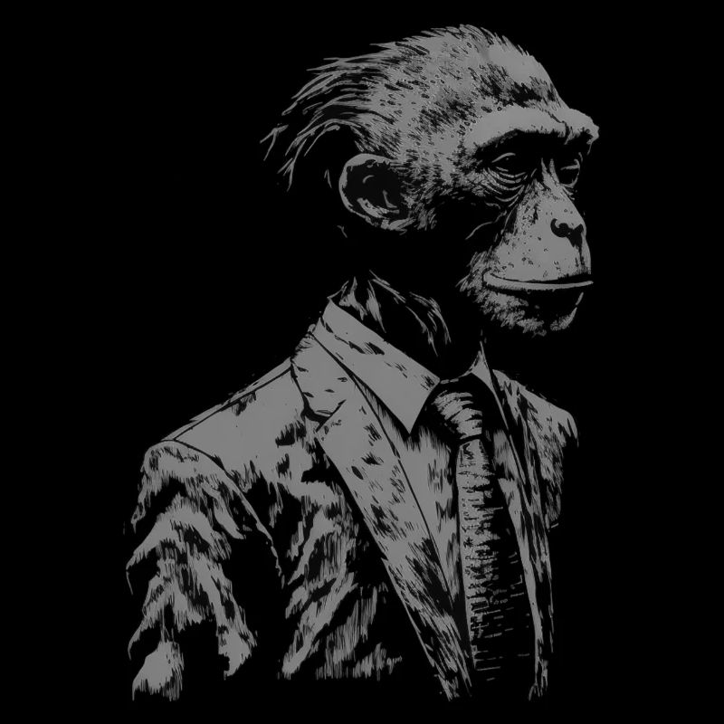 Affe Geschenkidee Monkey Zoo