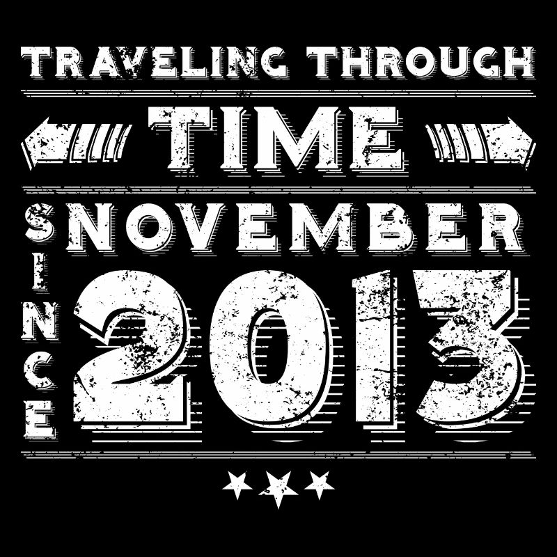 Vintage Zeitreise Geburtstags Design November 2013