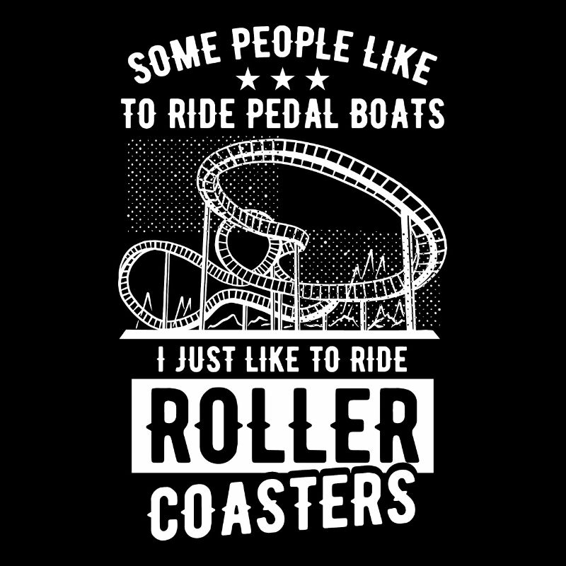 Roller coaster amusement park lovers