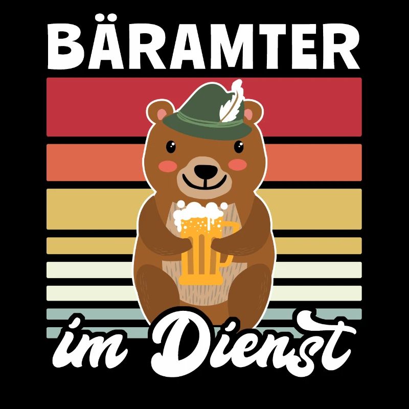 Beamter Bär Bier Biersprüche Biertrinker