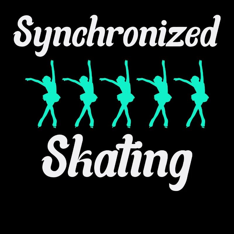 Synchro Synchronized Figure Skating Ice Skater