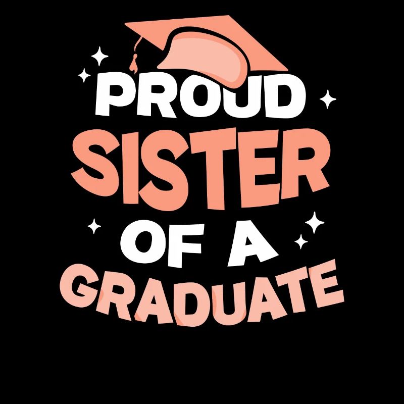 Stolze Schwester Eines Absolventen Absolvent