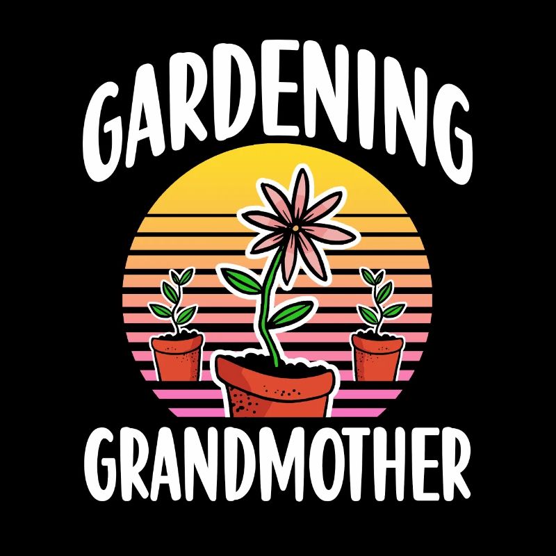 Gartenarbeit Großmutter Oma Gärtnerin Garten