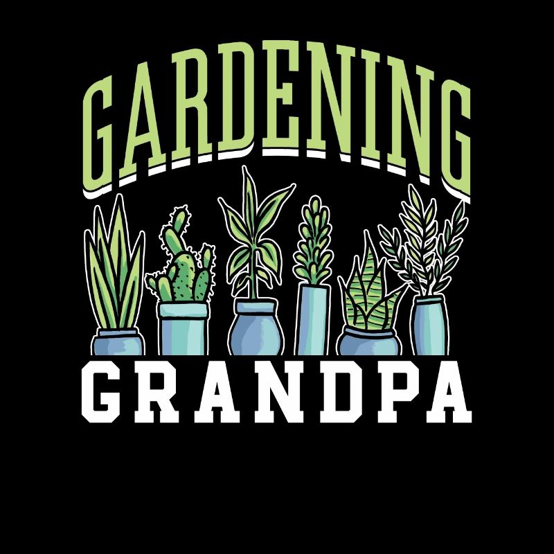 Gartenarbeit Opa Gärtner Großvater Garten