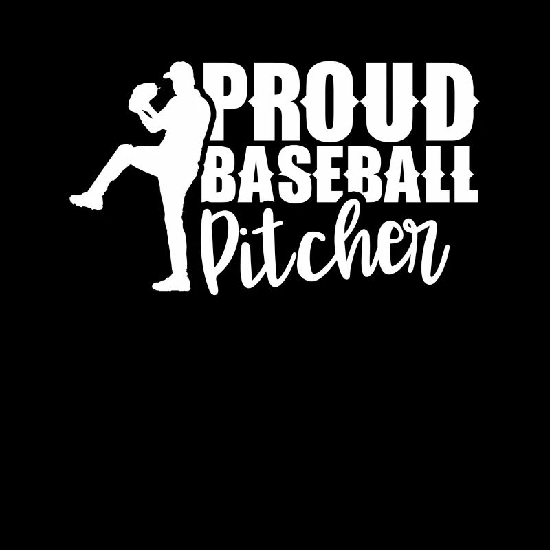 Stolzer Baseball-Pitcher Baseball Werfer Spieler